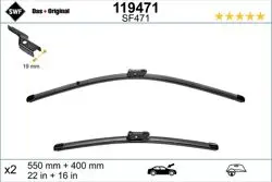 Silecek Süpürgesi (X2) (550 + 400 mm) Ford Ka + 17< Ecosport 17 -