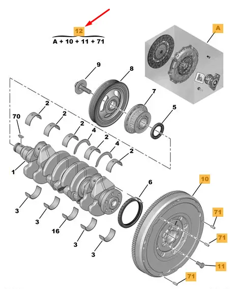 Debryaj Kit Volant Tk Içerık (9823041680 + 9677933380 + 9812184080)