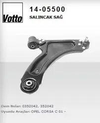 14.05500 / Salıncak Sağ (Opel: Corsa C / Combo)