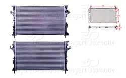 Su Radyatörü Mekanik Mt-At 690X420x26 Renault Laguna 2 1.6 16V 1.8 1.9 DCI 2.0 16V 01 >