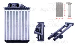 Kalorifer Radyatörü Mekanik Mt-At 180X158x42 mm Fıat500c Panda 1.2 1.3 1.4 2003 > Ford Ka 1.2 1.3Tdcı 2008-2016