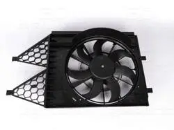 Fan Motoru Davlumbazlı (390 mm-3 Fıs-7 Kanat-350W) Audi A1 Seat Ibiza Toledo 4 Skoda Fabia 2 Rapid Roomster VW Polo 1.2 1.2 TFSI 1.4 TSI 1.4 TFSI 1.4 TDI 1.6 TDI 1.9 TDI 09 >
