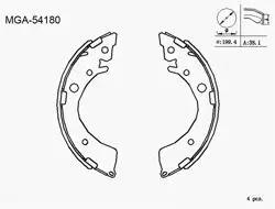 Kampana Balata (Honda: Civic 01-06 / Honda: Civic 92-95)