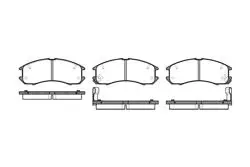 Balata Fren Ön-(Mazda: 626 88 > 91)