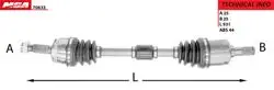 Aks Komple Sol-(ABS Li)-(Hyundai: i30 08 > 11 Kia: Ceed Dizel-Manuel)