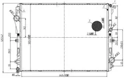 Su Radyatörü Brazing (Mercedes: W213 / 222 / 238 / 257 / M274 / 276 / Om654)