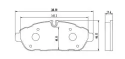Fren Balatası Ön Ford: Transit V363 2020 -