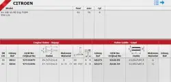 Takım Gayd (8V) C Citroen 2 C3 205 206 1 4 Tu3 Tu3jp