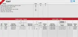 Takım Gayd (16V) Fiat Siena Brova Marea Palio 16