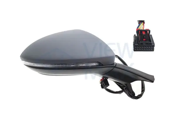 Sağ Ayna Komple Elektrikli,Isıtmalı Katlanır, Esık Lambalı Boyanır Tip-Dıs Bukey (VW Golf 13-17) 13Pın