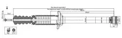 A.1771G / Amortisör Arka Sağ / Sol-(Ford: Fiesta 1999-2002) Burçlu