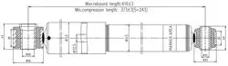 A.1709G / Amortisör Arka Sağ / Sol-(Ford: Ranger 4×4 06-Bt-50 2.5 Cd 4×4 2006 -)