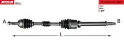 Aks Komple Sağ-(Man.)-(Nissan: Micra 1.0-1.2-1.3-1.4-1.6 03 > 10 / Note 1.4-1.6 06 >)