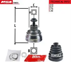 Aks Kafası Dıs Sağ-Sol (Audi: A4 1.8-2.0 TDI 08-15)