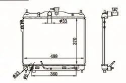 Su Radyatörü Brazing Hyundai Getz (Tb) 1.3İ A-T 2002-2008