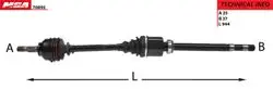 Aks Sağ Komple-(Citroen: C5 Dw10ated 2.0 HDI 8V Es9j4s 3.0 24V 01-08)