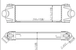 Turbo Radyatörü Alımınyum Brazing Intercooler (Ford: Transit 2.2 2.4 TDCI V347 06-14)