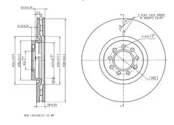 Fren Disk Ön Hava Kanallı 290-9-(Iveco: Daily IV 2006 > 2011 Iveco: Daily V 2011 > 2014 Iveco: Daily VI 2014 >)