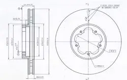 Fren Diski Ön (A.Çeker) 300mm (Ford: Transit V347 2.4 TDCI 06-14)