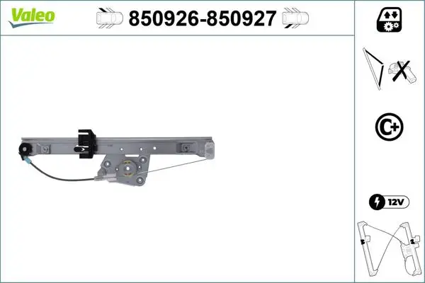 Cam Kaldırma Mek. E-90 / 91 Arka Sol