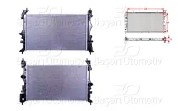 Su Radyatörü Brazing Mt 620X369x16 Opel Corsa E 1.0 Adam 14 >