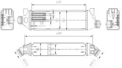Turbo Radyatörü (Intercooler) Brazing Ford Transit (Fa_ _) 2.0 Dı 2000-2006