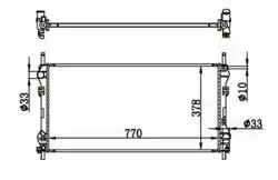 Su Radyatörü Brazing M / T Ford Transit V184 2.0 TDCI Onden Cekıs 2000 -