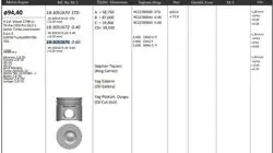 Piston 94.40 mm (0.60) Fiat Ducato 2.8 TD 35.12 Iveco Daily (8140.23) (Rıken Segmanlı) (0.20 Kısa)