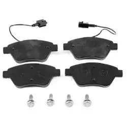 Fren Balatası Ön (123 mm) (Çift Fişli + 4 Civatalı) Peugeıot Bıper Opel Corsa D Fiat Linea F500 07 -