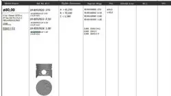 Piston 80.00 mm (1.00) Renault Kangoo 1.9D 97-F8q 630 / 632 / 662 (Rıken Segmanlı) (0.20 Kısa)