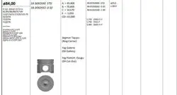 Piston 84.00 mm (Std) Opel Vectra B Astra G 2.2 Dtı 16V 99-X22dth Y22dth Y22dtr (Rıken Segmanlı)