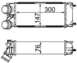 Turbo Radyatörü (230X510) Peugeot 3008 308 5008 (Eno:8Ml376777364)