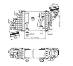 Turbo Radyatörü Intercooler (VW Cratfter Transporter)