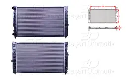 Su Radyatörü Mekanik Mt 630X415 mm VW Passat Audi A4 A6 Skoda Superb 1.6 1.8 1.8 T1.9 TDI 2.0 2.3 2.4 2.6 2.8 97 >