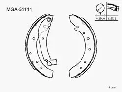 Kampana Balata (Fiat: Ducato 02-06 / Peugeot: Boxer / Citroen: Jumper 02-06)