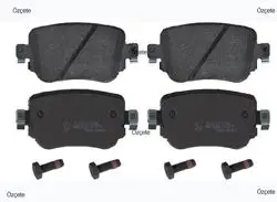Fren Balatası Arka (1041 mm) Seat Leon Skoda Octavia III Audi A1 Volkswagen Caddy IV 15-Alhambra Sharan 10-Passat Beetle 11 -