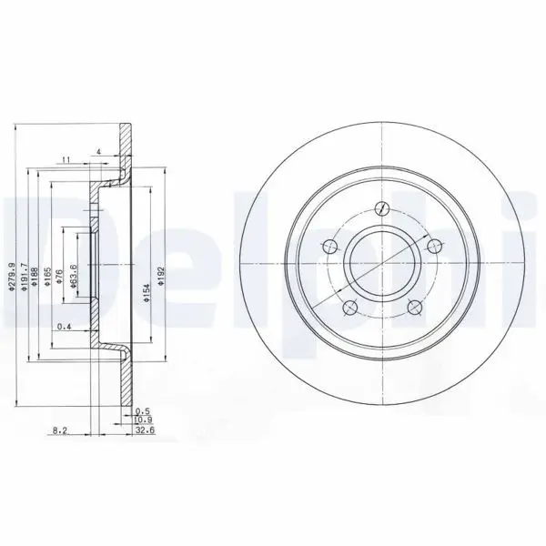 Fren Diski (280mm) Focus Cmax Cabrıo 04-12