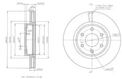 Fren Disk Ön 296-6-(Nissan: Navara 2012 > 4Wd / Navara 2.3 Dt 2015 > 2Wd-4Wd / Renault: Alaskan 2.3 DCI 2017 >)