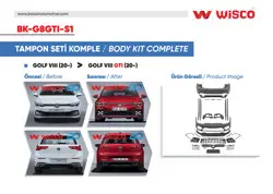 Tampon Seti Komple (On-Arka-Yan) VW Golf 8 Gtı 20 -