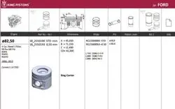 Piston 82.50 mm (Std) Ford Transit Connect 1.8 TDCI 07-70-(90 Ps) (Rıken Segmanlı)