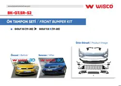 Tampon Seti On VW Golf 7.5 R (17-20 Golf 7.5 İçin Uyumludur)