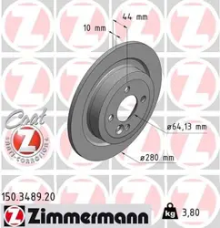 Fren Diski Arka Standart Mini R56 280mm
