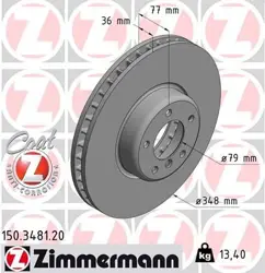 Fren Diski Ön Standart BMW E60 5,35İ 540D 348mm