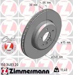 Fren Diski Ön Standart BMW F10, F11, F12, F13, F06 350mm