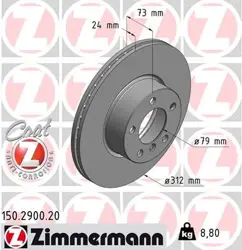 Fren Diski Ön BMW E90, F20, F22, F30, F32, E84 Dış Çap: 312 mm Kalınlık: 24mm