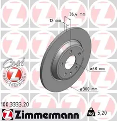 Fren Diski Arka A4 A5 A6 Q5 2008 > 300×12mm
