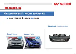 Tampon Seti On VW Golf 6 R20 08-13
