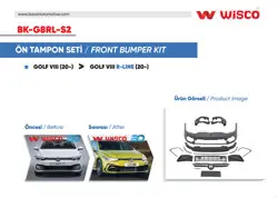 Tampon Seti On VW Golf 8 R-Line 20 -