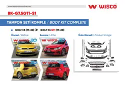 Tampon Seti Komple (On-Arka-Yan) VW Golf 7.5 Gtı (17-20 Golf 7.5 İçin Uyumludur)