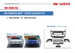 Tampon Seti On VW Golf 8 R 20 -